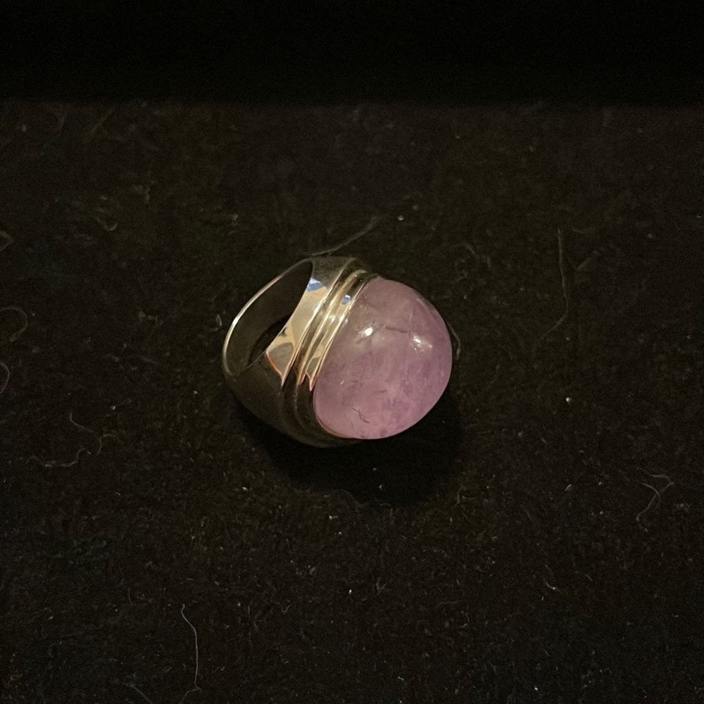 PERUVIAN Chalcedony with sterling silver 950 🧿 - Picture 3 of 5